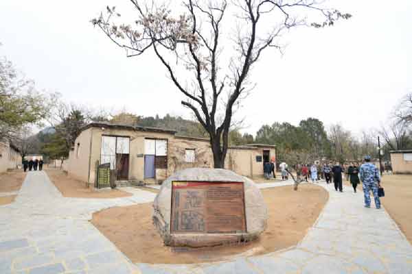 西柏坡红色培训基地现场教学